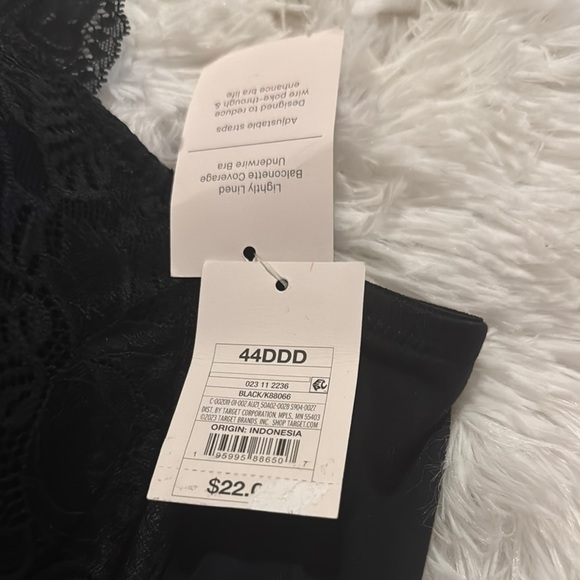 Black Lace Bra - Picture 2 of 3